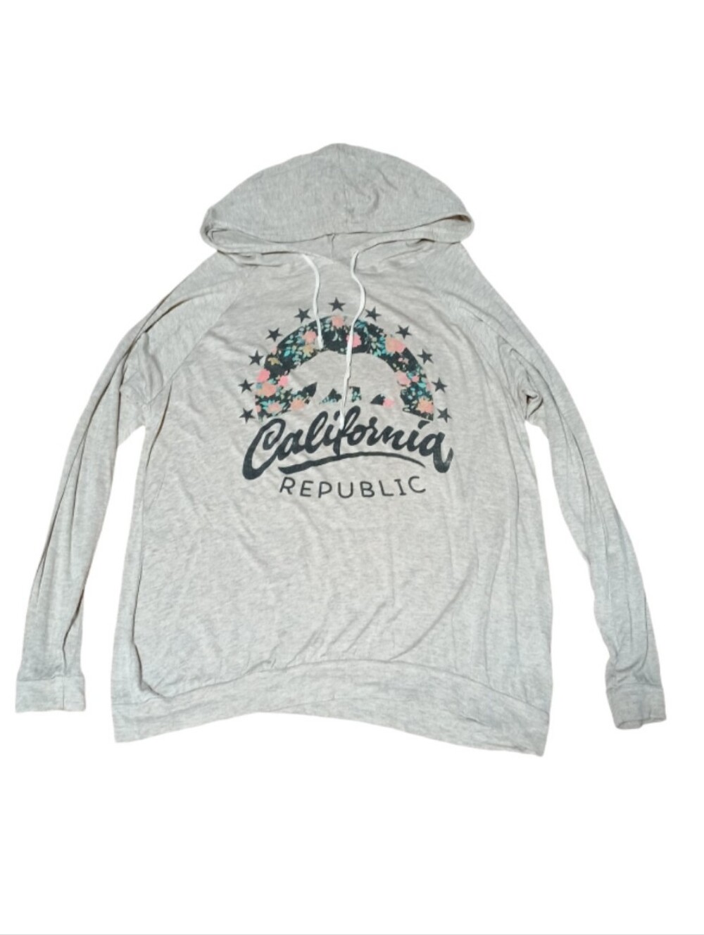 french pastry White and Black Branded Label Tee California